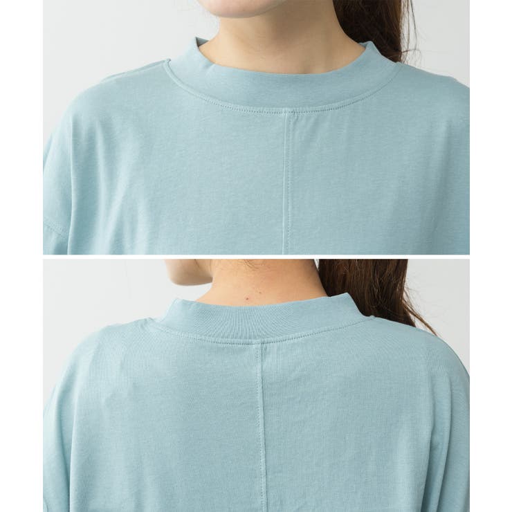 オーバーサイズコットンパネルTシャツ | atONE | 詳細画像62 