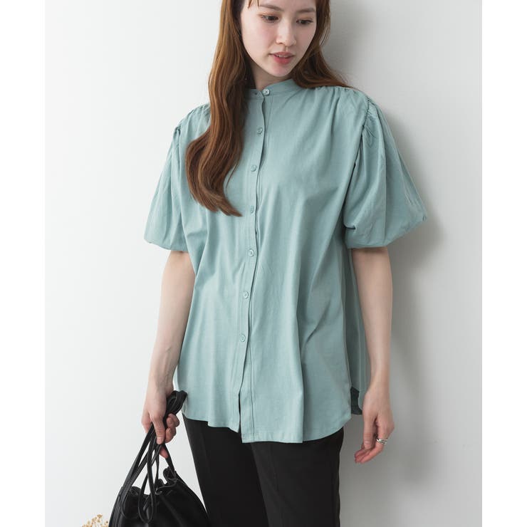 ブラウス風パフスリーブカットソー | atONE | 詳細画像11 