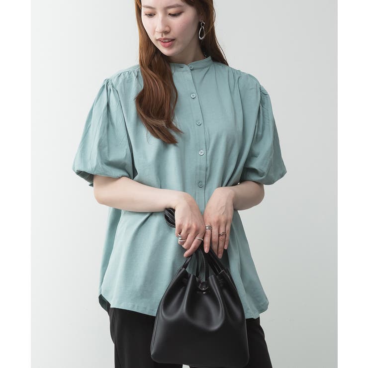 ブラウス風パフスリーブカットソー | atONE | 詳細画像13 