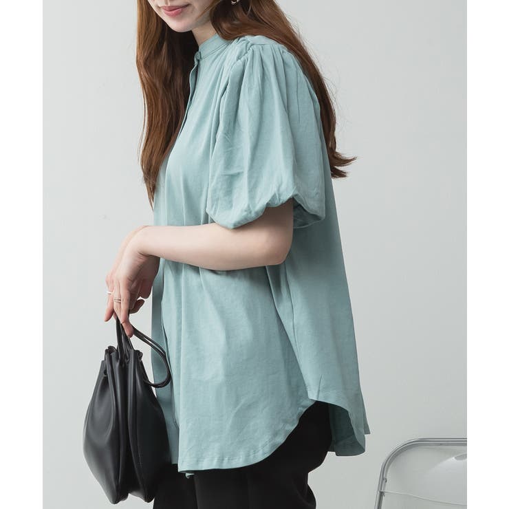 ブラウス風パフスリーブカットソー | atONE | 詳細画像14 