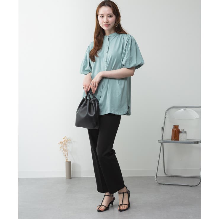 ブラウス風パフスリーブカットソー | atONE | 詳細画像16 