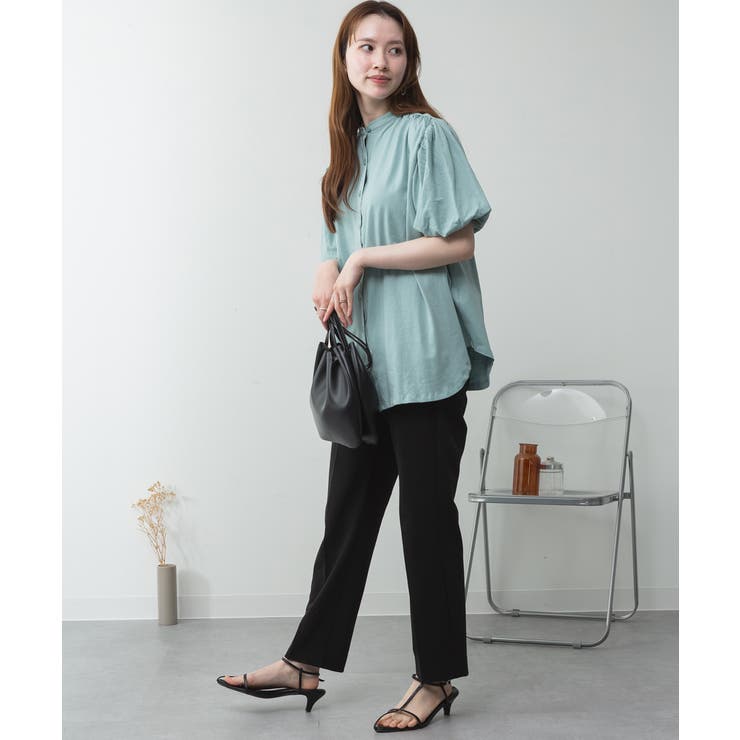 ブラウス風パフスリーブカットソー | atONE | 詳細画像17 
