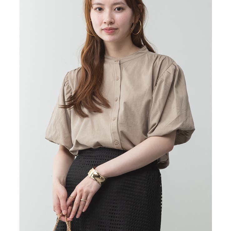 ブラウス風パフスリーブカットソー | atONE | 詳細画像21 