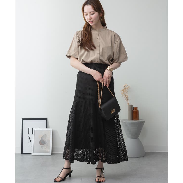 ブラウス風パフスリーブカットソー | atONE | 詳細画像26 