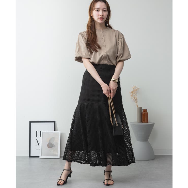 ブラウス風パフスリーブカットソー | atONE | 詳細画像27 