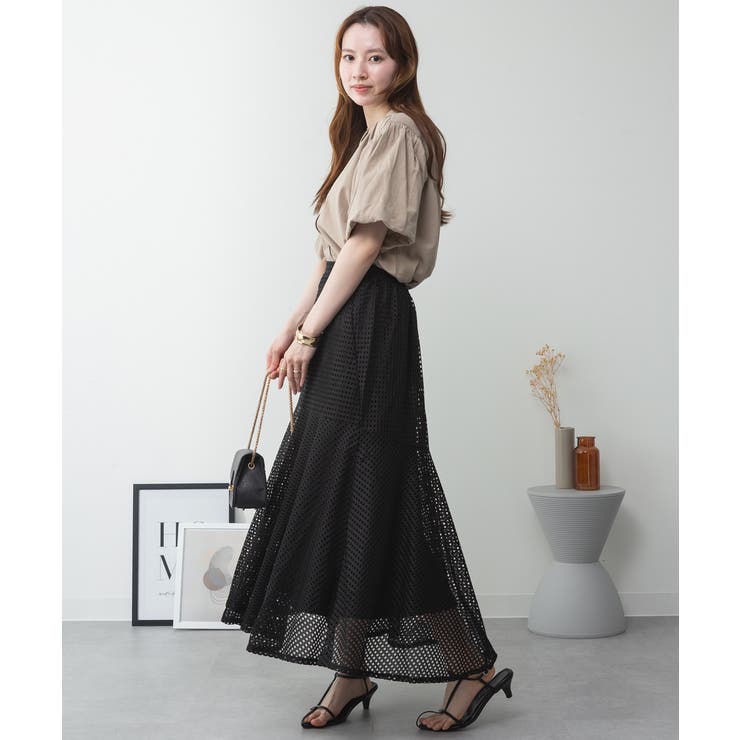 ブラウス風パフスリーブカットソー | atONE | 詳細画像29 