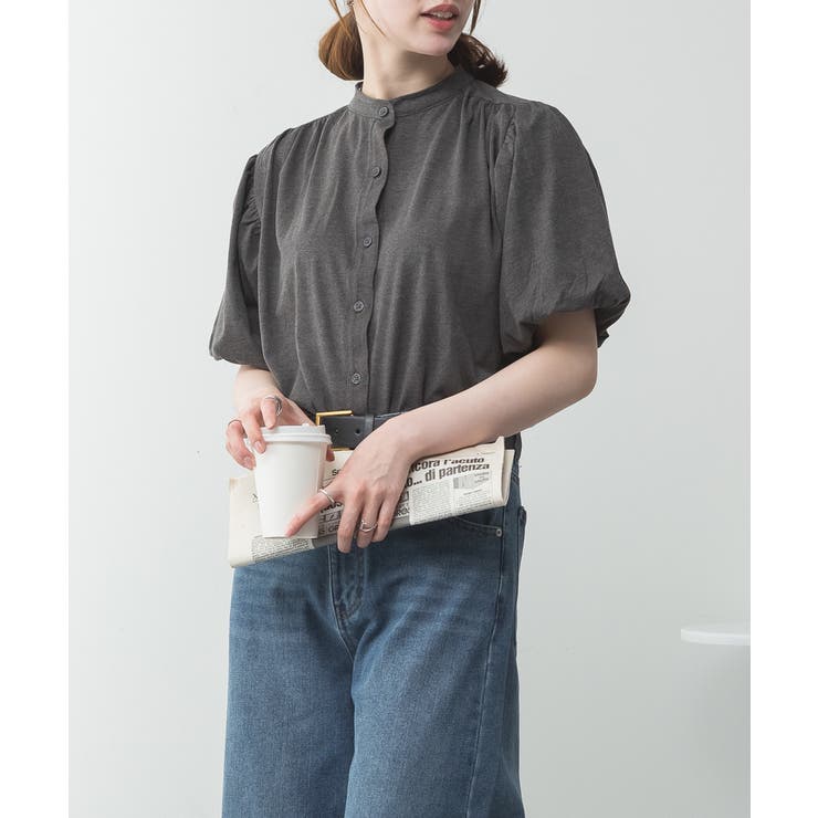 ブラウス風パフスリーブカットソー | atONE | 詳細画像31 