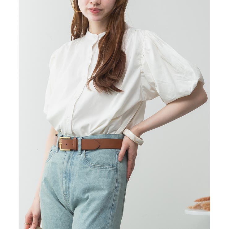 ブラウス風パフスリーブカットソー | atONE | 詳細画像3 