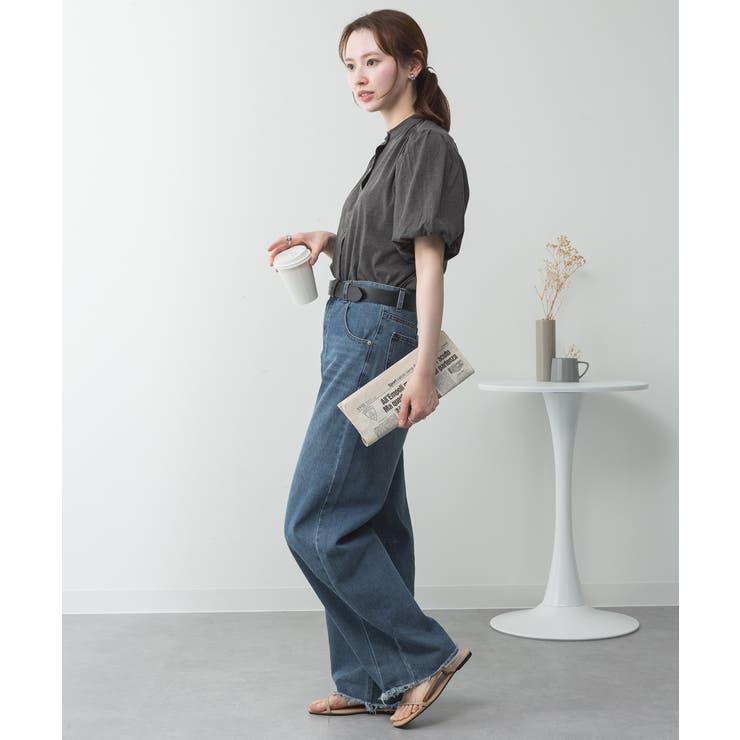 ブラウス風パフスリーブカットソー | atONE | 詳細画像39 