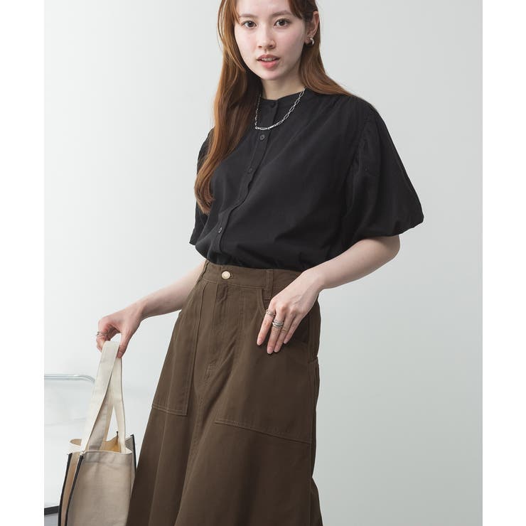 ブラウス風パフスリーブカットソー | atONE | 詳細画像42 