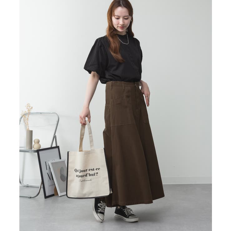 ブラウス風パフスリーブカットソー | atONE | 詳細画像46 