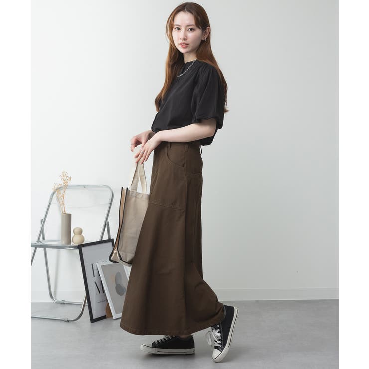 ブラウス風パフスリーブカットソー | atONE | 詳細画像47 