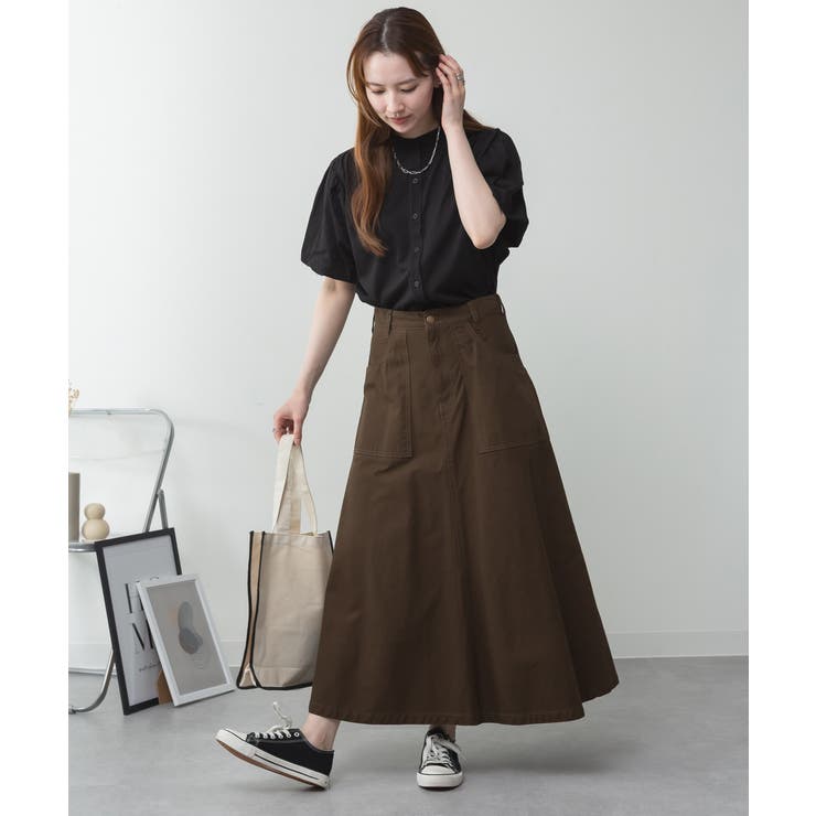 ブラウス風パフスリーブカットソー | atONE | 詳細画像48 