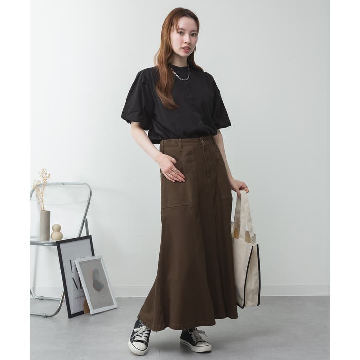 ブラウス風パフスリーブカットソー | atONE | 詳細画像49 