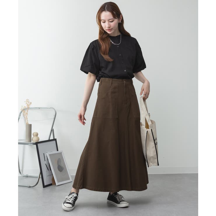 ブラウス風パフスリーブカットソー | atONE | 詳細画像50 