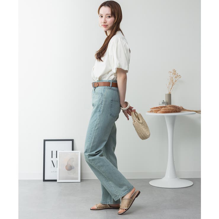 ブラウス風パフスリーブカットソー | atONE | 詳細画像8 