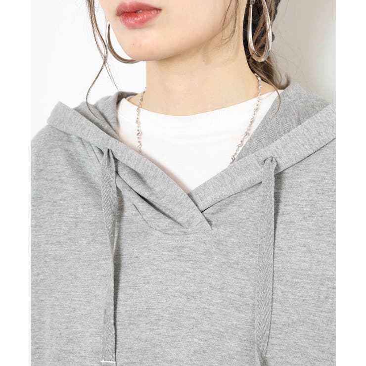 ミニ裏毛ノースリーブパーカー | atONE | 詳細画像16 