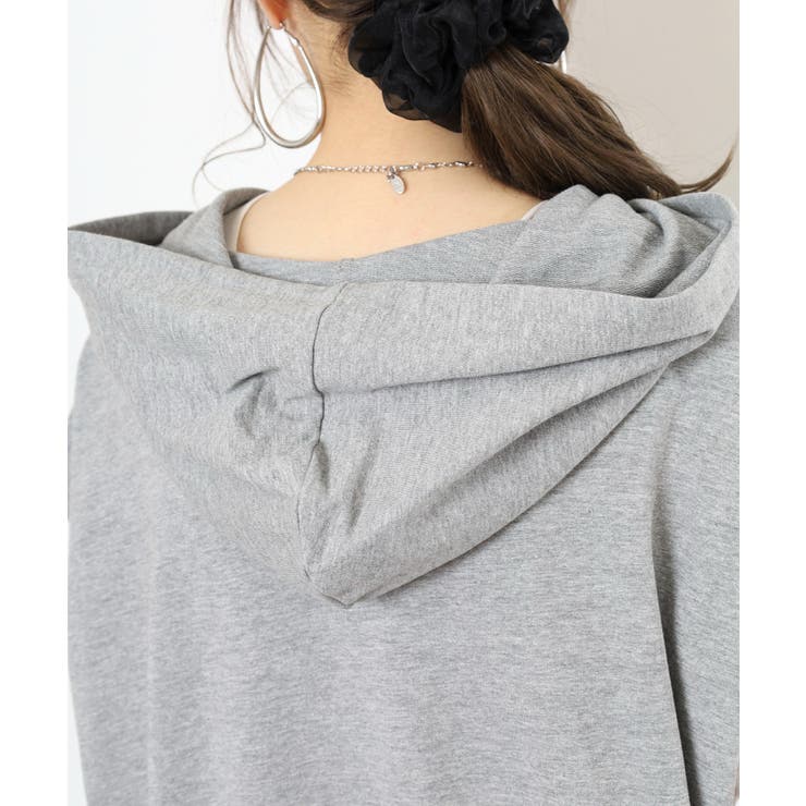 ミニ裏毛ノースリーブパーカー | atONE | 詳細画像17 