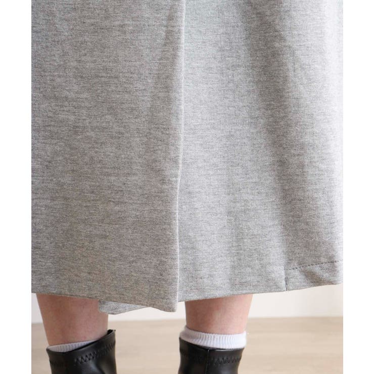 ミニ裏毛ノーカラーリラックスロングベスト | atONE | 詳細画像22 