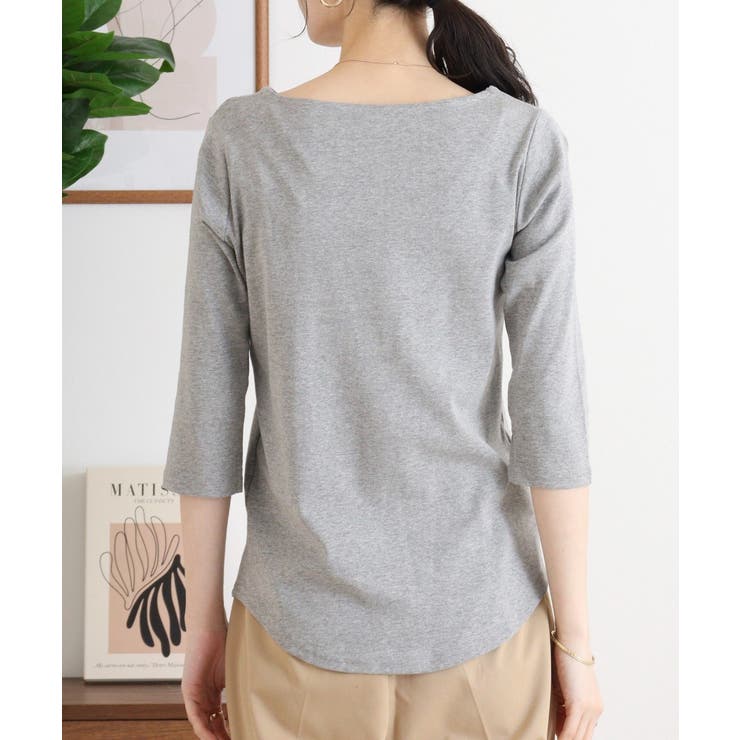 Vネック七分袖プルオーバー | atONE | 詳細画像23 