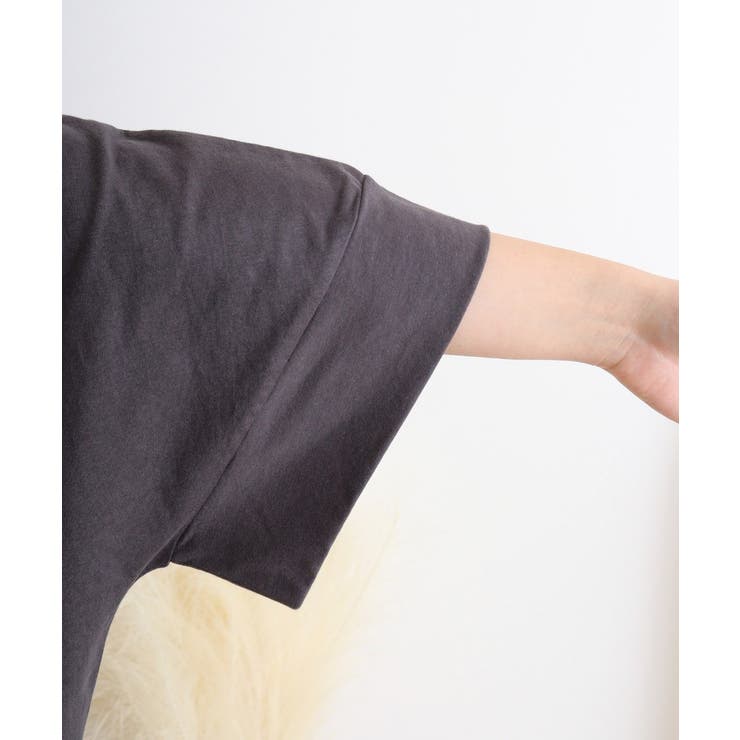 Vネック7分袖ドルマンTシャツ | atONE | 詳細画像22 