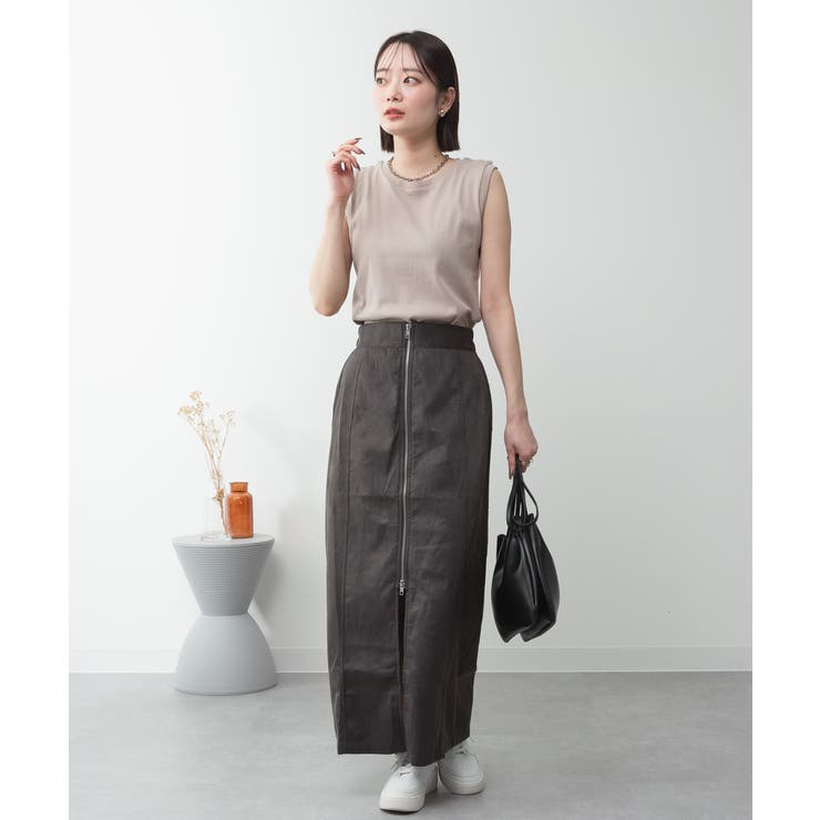 ラウンドネックノースリーブトップス | atONE | 詳細画像27 