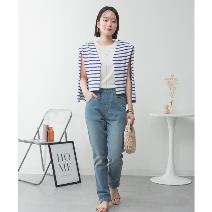 ラウンドネックノースリーブトップス | atONE | 詳細画像56 