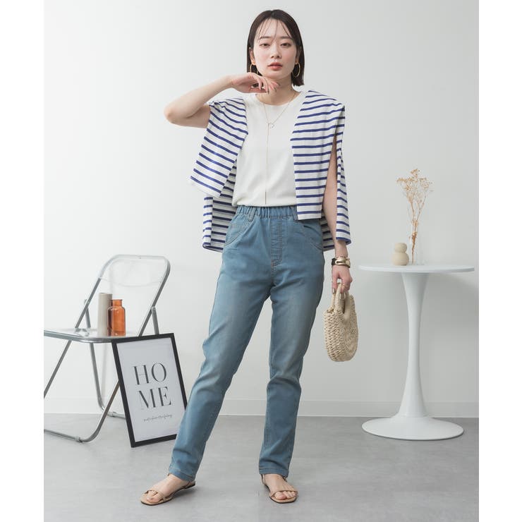 ラウンドネックノースリーブトップス | atONE | 詳細画像59 