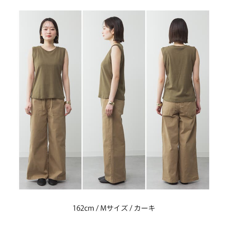 ラウンドネックノースリーブトップス | atONE | 詳細画像67 