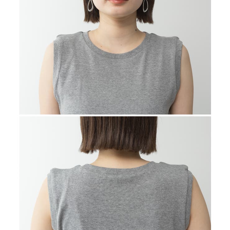 ラウンドネックノースリーブトップス | atONE | 詳細画像68 