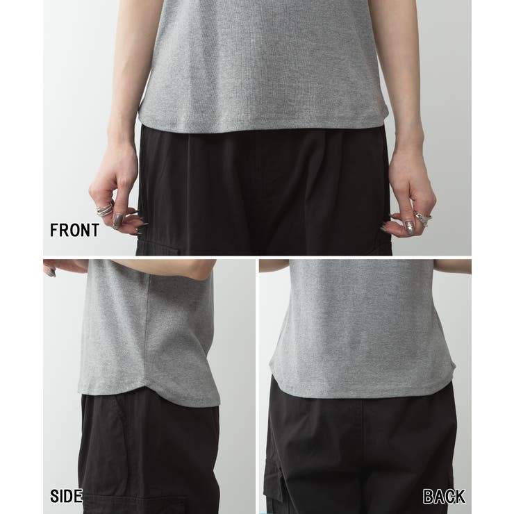 ラウンドネックノースリーブトップス | atONE | 詳細画像69 