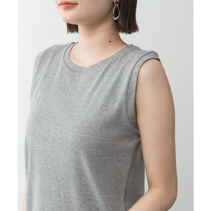 ラウンドネックノースリーブトップス | atONE | 詳細画像70 