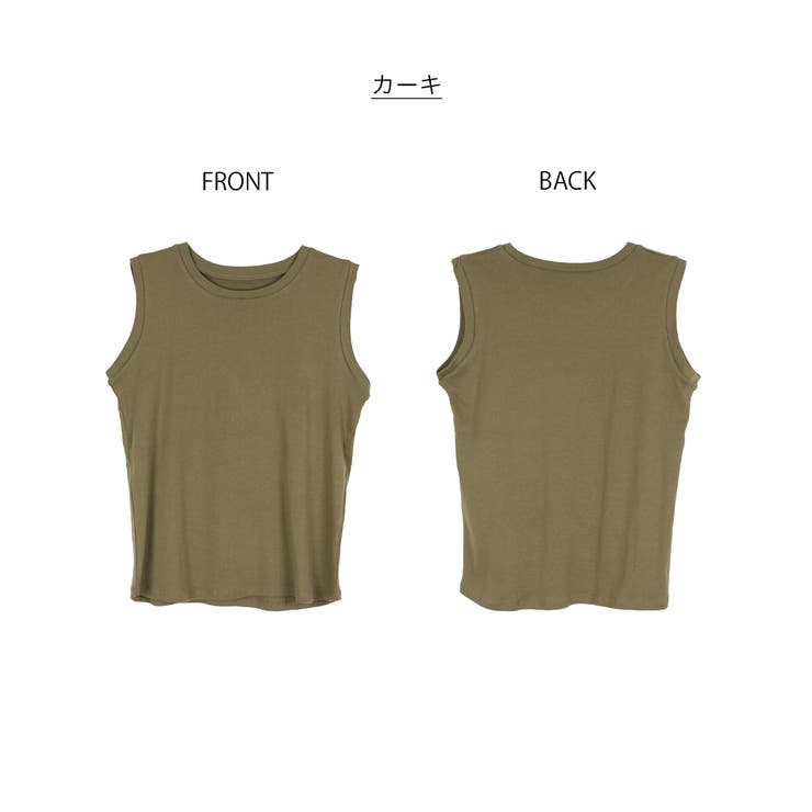 ラウンドネックノースリーブトップス | atONE | 詳細画像71 