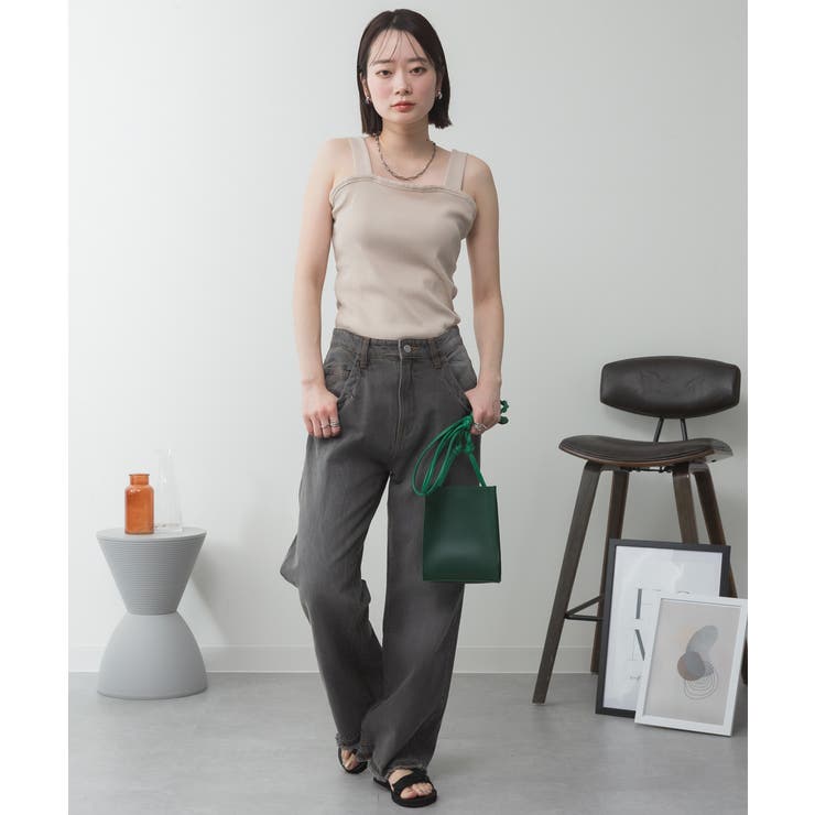 2x2リブチューブトップキャミ | atONE | 詳細画像17 