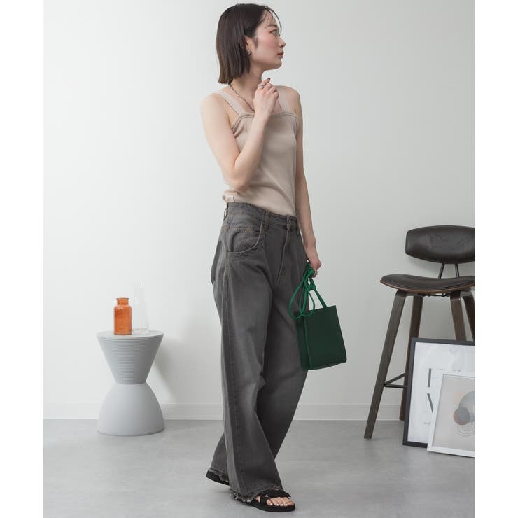 2x2リブチューブトップキャミ | atONE | 詳細画像18 