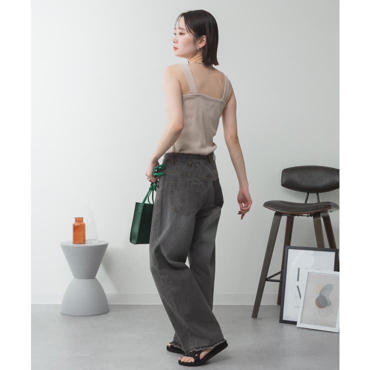 2x2リブチューブトップキャミ | atONE | 詳細画像19 