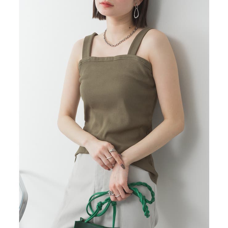 2x2リブチューブトップキャミ | atONE | 詳細画像24 