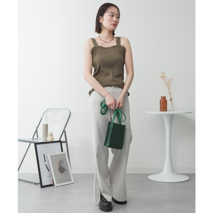 2x2リブチューブトップキャミ | atONE | 詳細画像29 