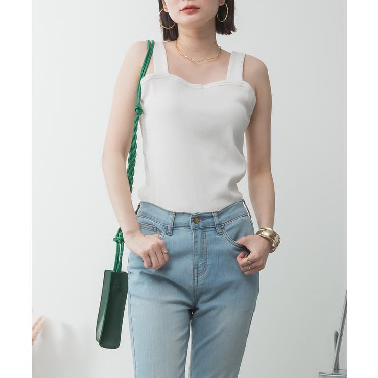 2x2リブチューブトップキャミ | atONE | 詳細画像41 