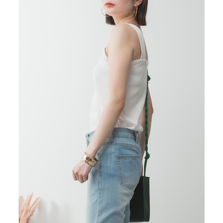 2x2リブチューブトップキャミ | atONE | 詳細画像44 