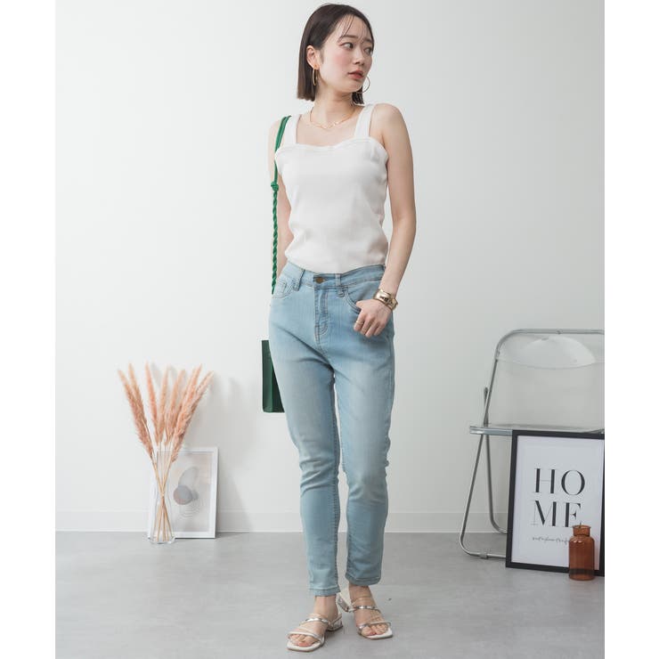 2x2リブチューブトップキャミ | atONE | 詳細画像46 