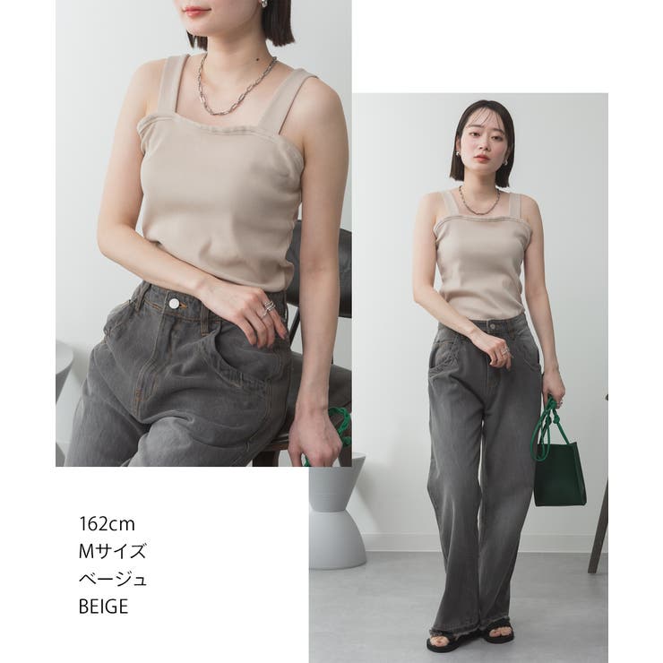 2x2リブチューブトップキャミ | atONE | 詳細画像52 