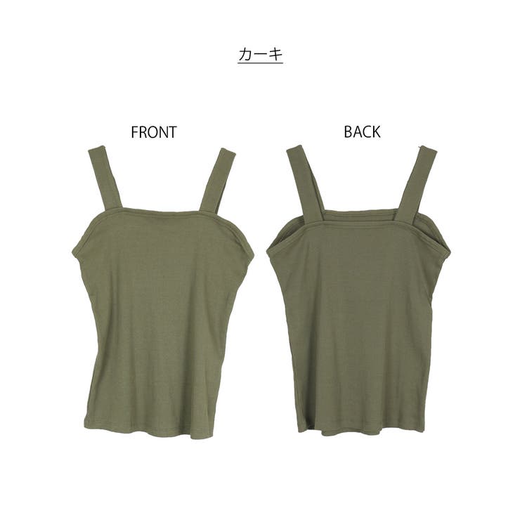 2x2リブチューブトップキャミ | atONE | 詳細画像59 