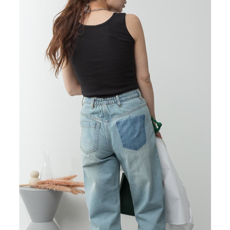 カップ付きコットンフライスタンクトップ | atONE | 詳細画像15 