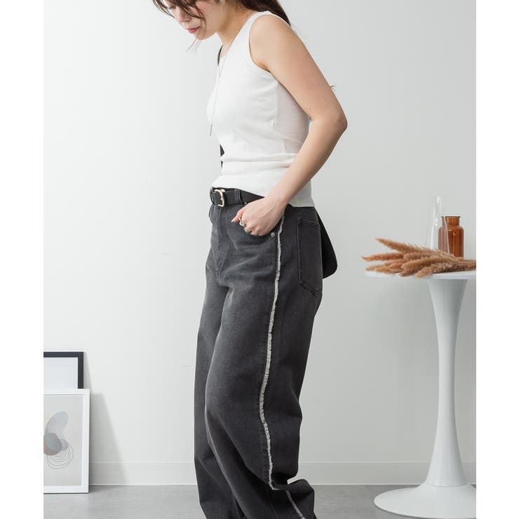 カップ付きコットンフライスタンクトップ | atONE | 詳細画像2 