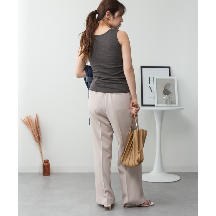 カップ付きコットンフライスタンクトップ | atONE | 詳細画像73 