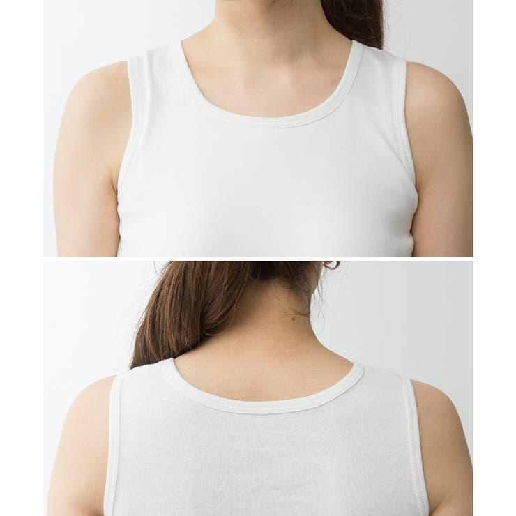 カップ付きコットンフライスタンクトップ | atONE | 詳細画像82 