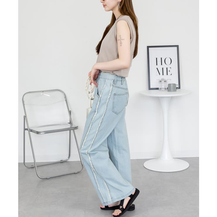 Vネックノースリーブトップス | atONE | 詳細画像7 