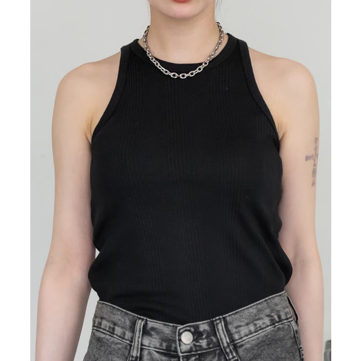 ランダムリブ アメリカンスリーブタンクトップ | atONE | 詳細画像1 