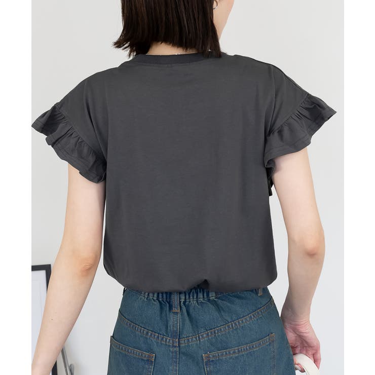 袖フレアノースリーブシャツ | atONE | 詳細画像17 